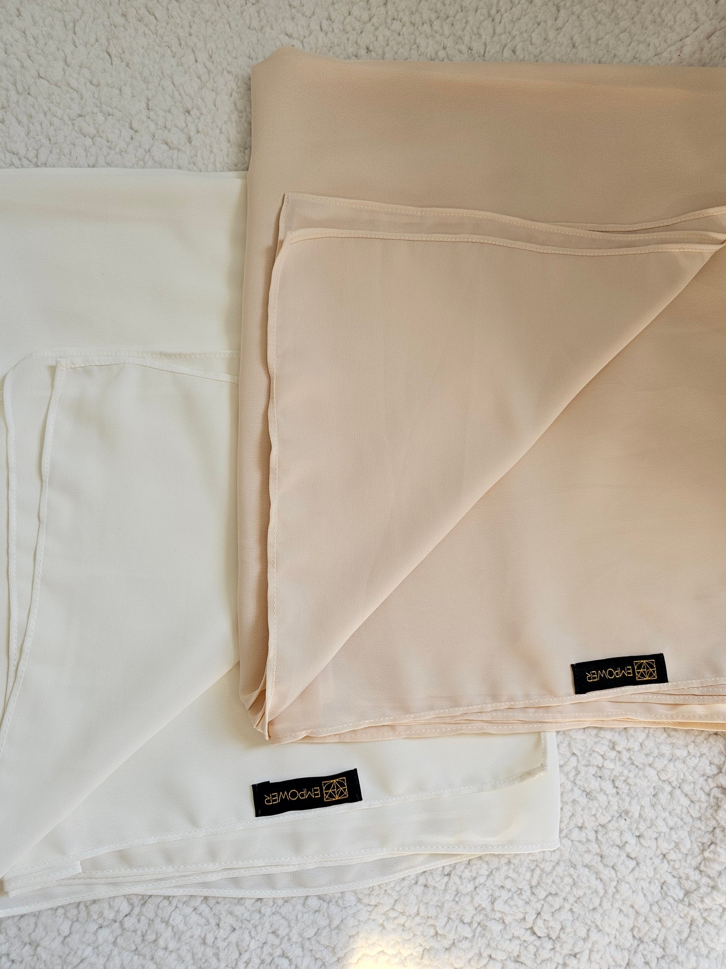 Premium Chiffon Hijabs – Soft, Opaque & Effortlessly Elegant