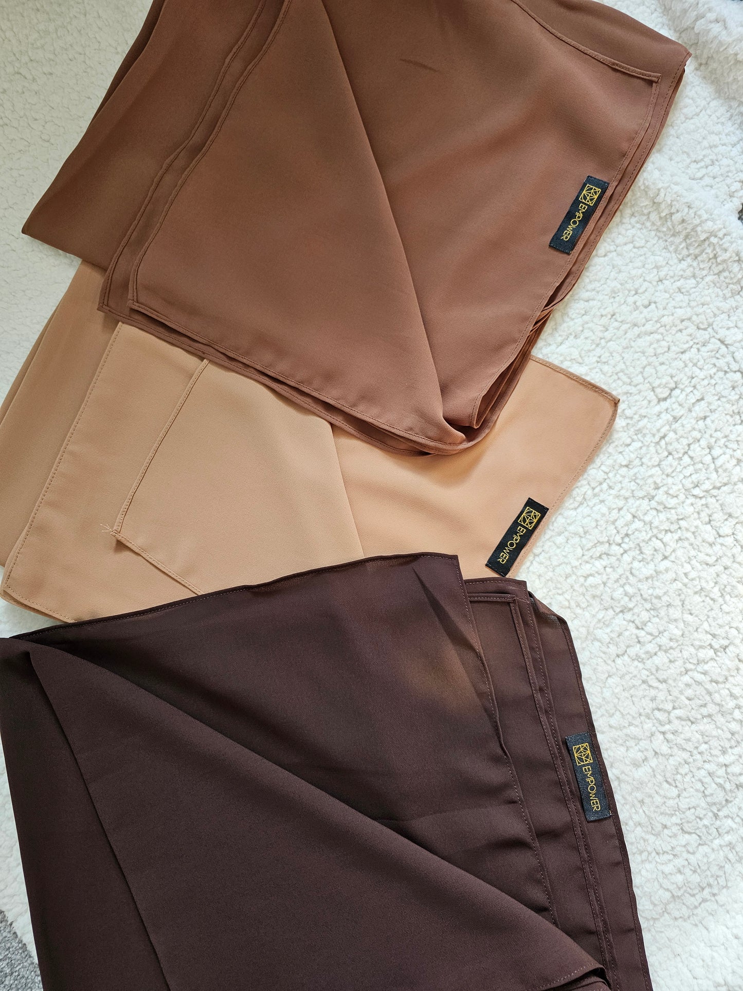 Premium Chiffon Hijabs – Soft, Opaque & Effortlessly Elegant