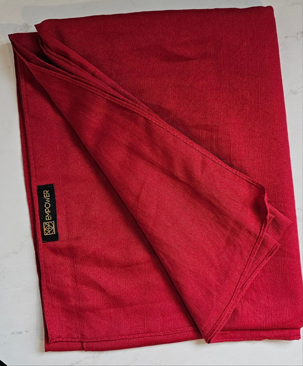 Crinkle Cotton Modal Hijab – Extra Coverage, Ultimate Comfort