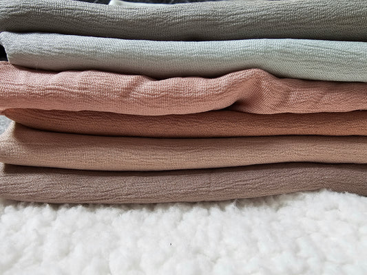Crinkle Cotton Modal Hijab – Extra Coverage, Ultimate Comfort
