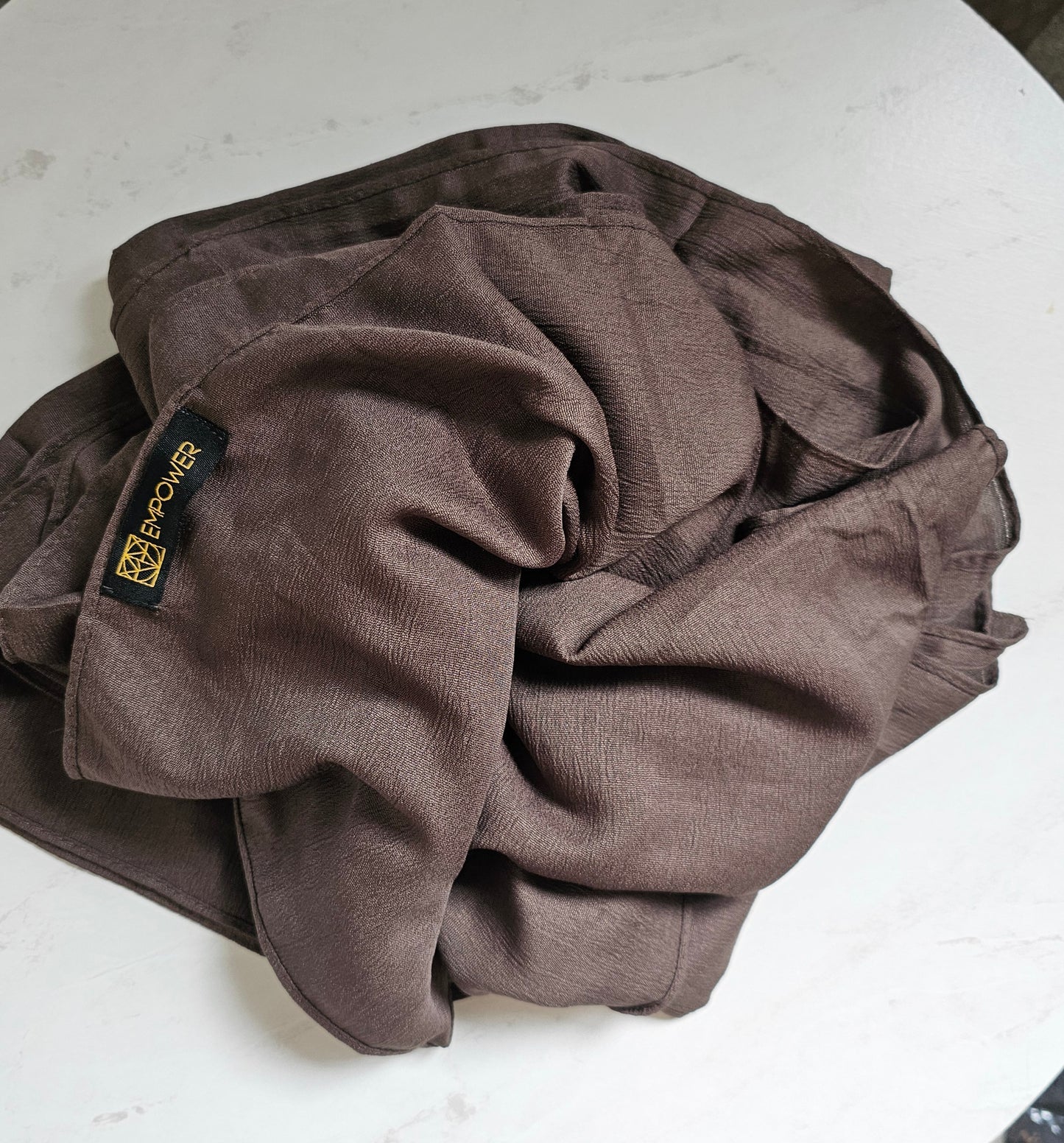 Crinkle Cotton Modal Hijab – Extra Coverage, Ultimate Comfort