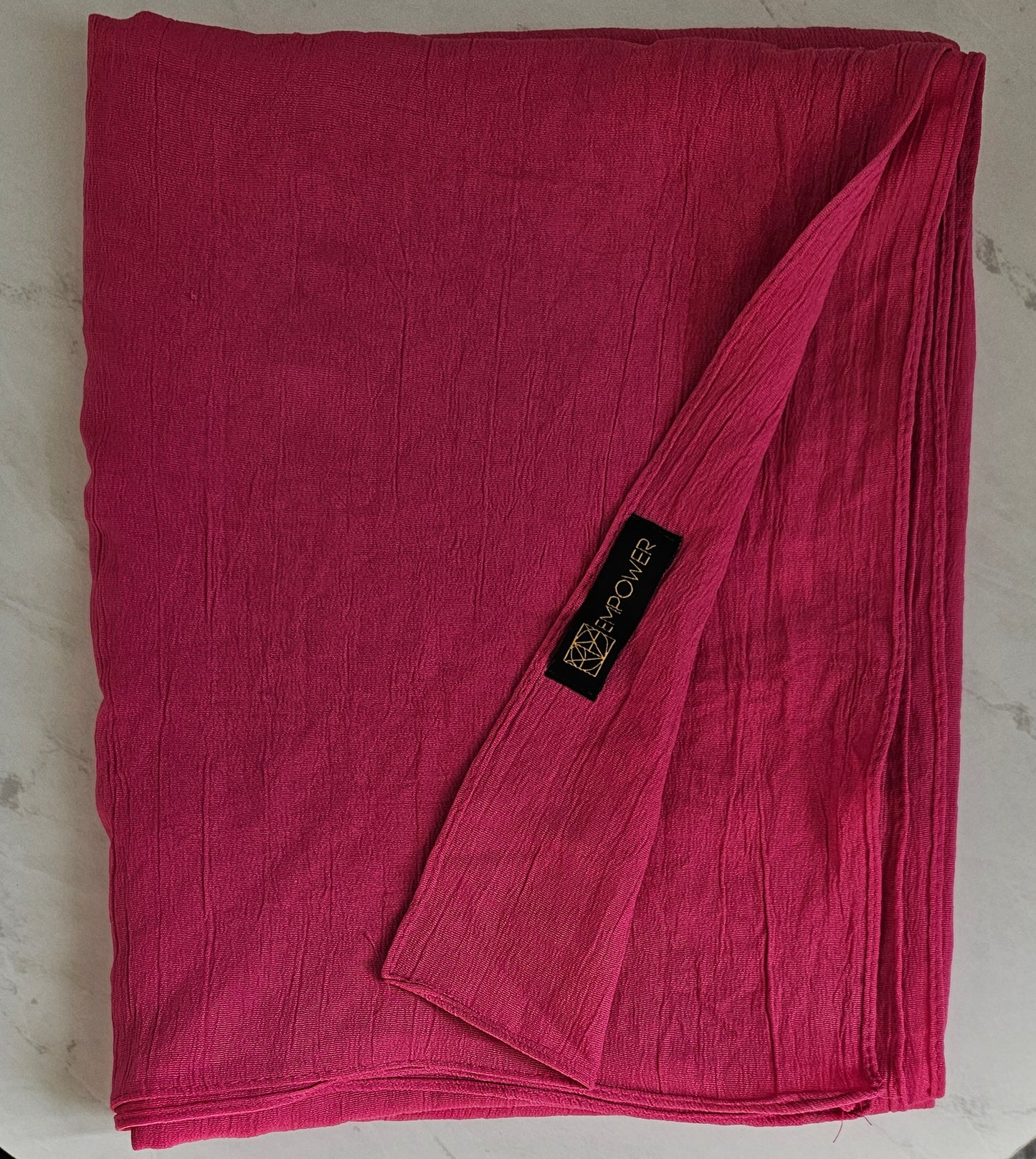 Crinkle Cotton Modal Hijab – Extra Coverage, Ultimate Comfort