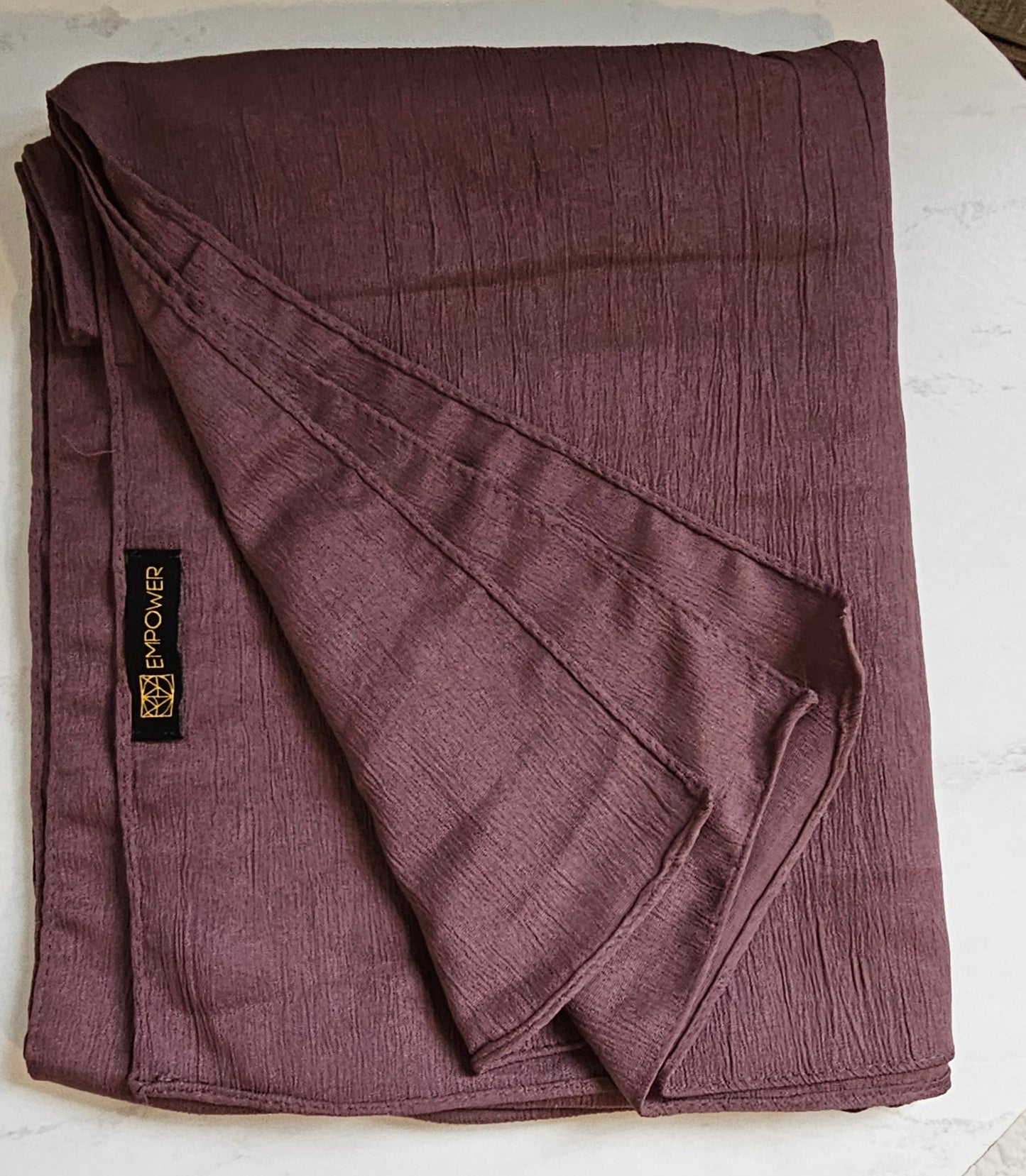 Crinkle Cotton Modal Hijab – Extra Coverage, Ultimate Comfort