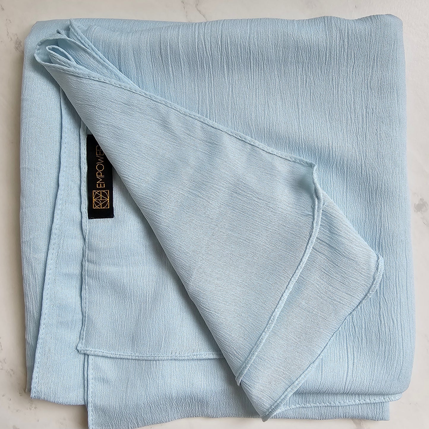 Crinkle Cotton Modal Hijab – Extra Coverage, Ultimate Comfort