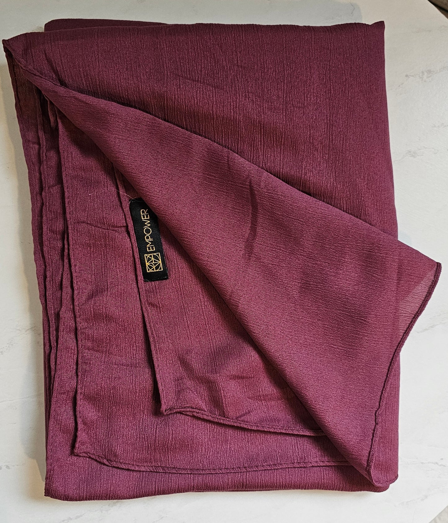 Crinkle Cotton Modal Hijab – Extra Coverage, Ultimate Comfort