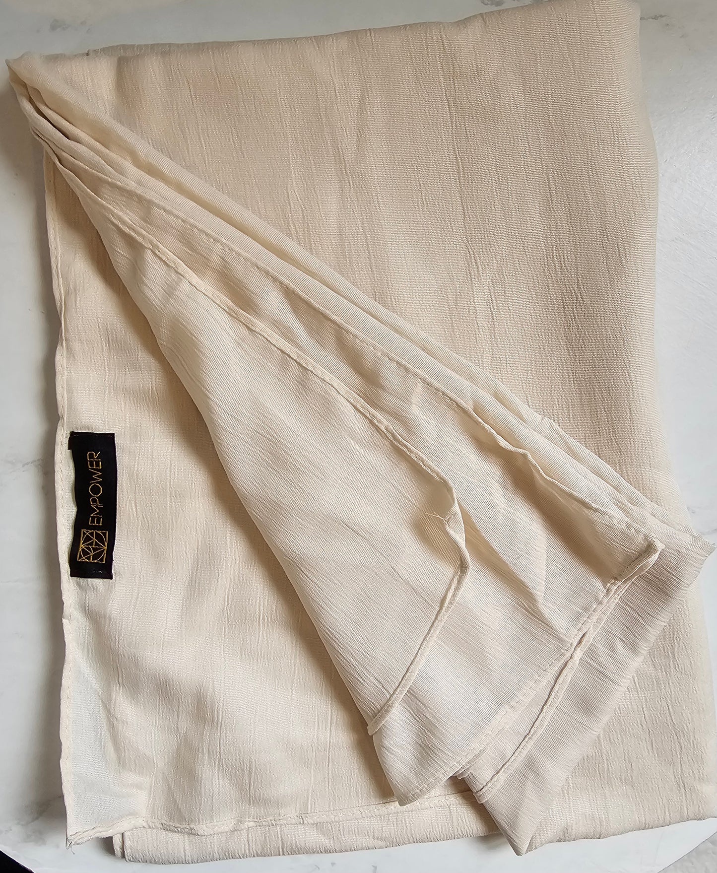 Crinkle Cotton Modal Hijab – Extra Coverage, Ultimate Comfort